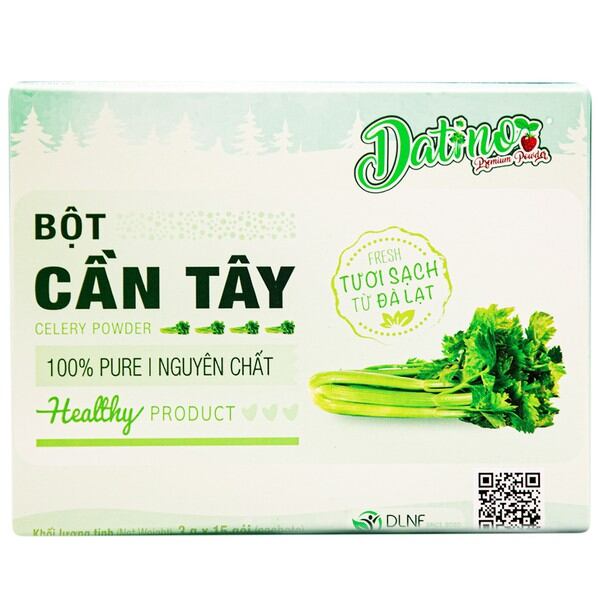 Bột cần tây nguyên chất datino - giảm cân, đẹp da, thanh lọc cơ thể