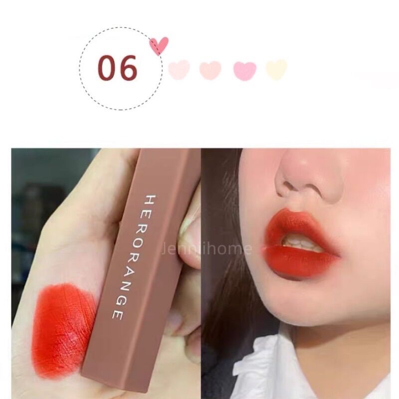 Son lì HEORANGE son kem siêu mềm mịn