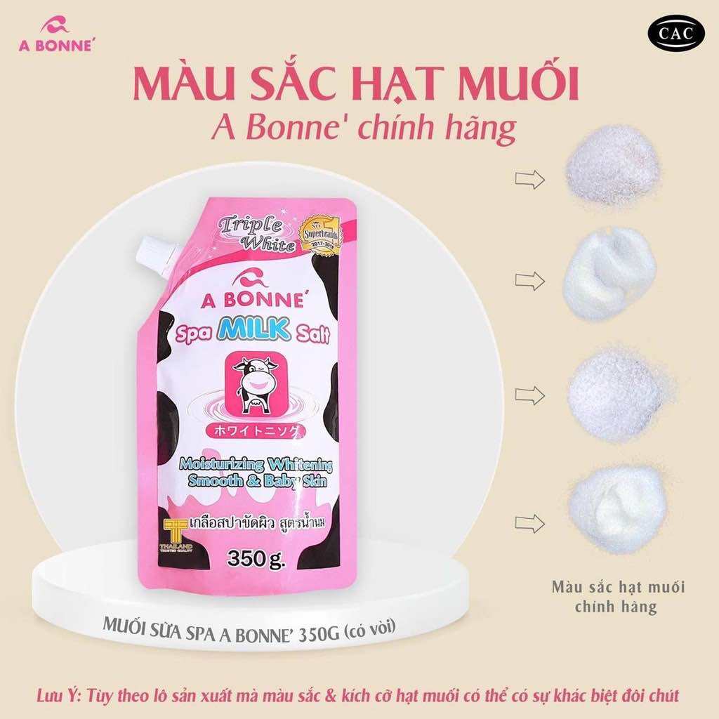 Muối Tắm Sữa Bò Tẩy Tế Bào Chết A Bonne Spa Milk Salt Thái Lan 350gr