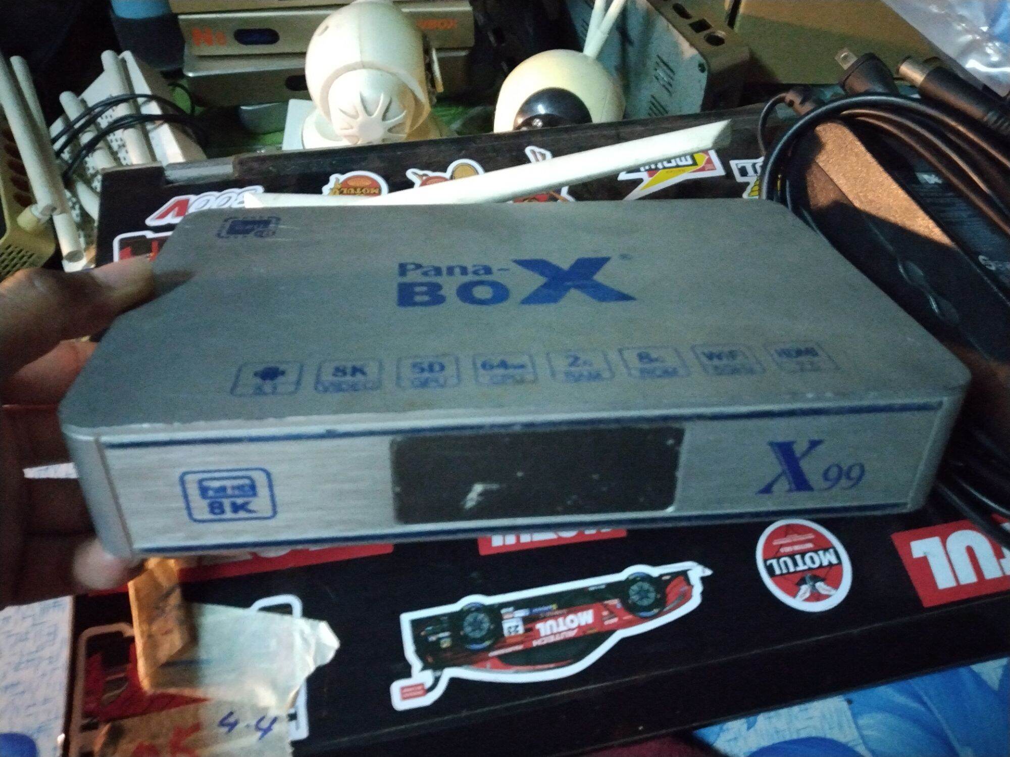 Android tivi box Panabox X66 android 7.1 đầy đủ phụ kiện