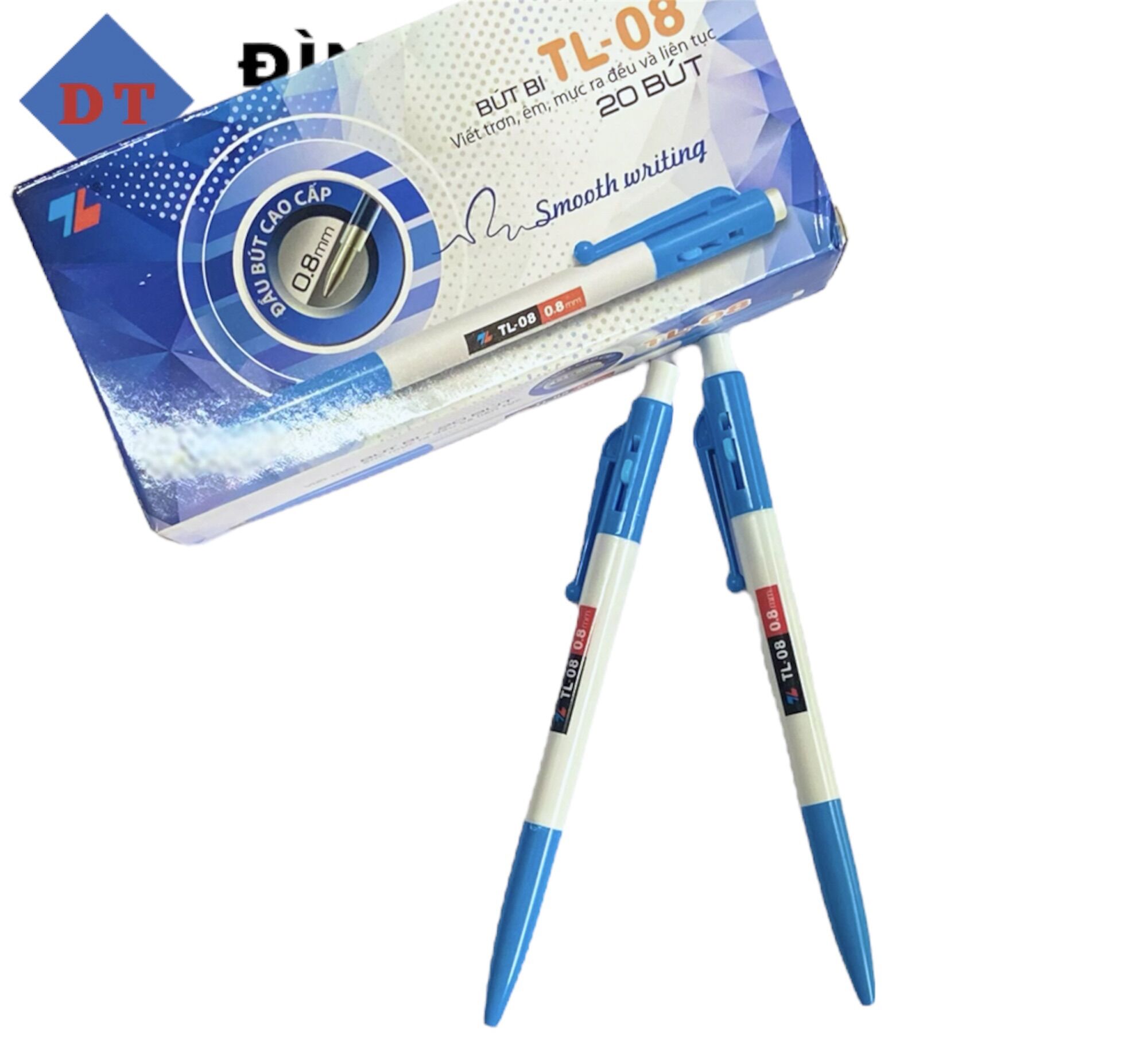 Bút Bi Thiên Long 0.8mm TL-08 Viết Êm