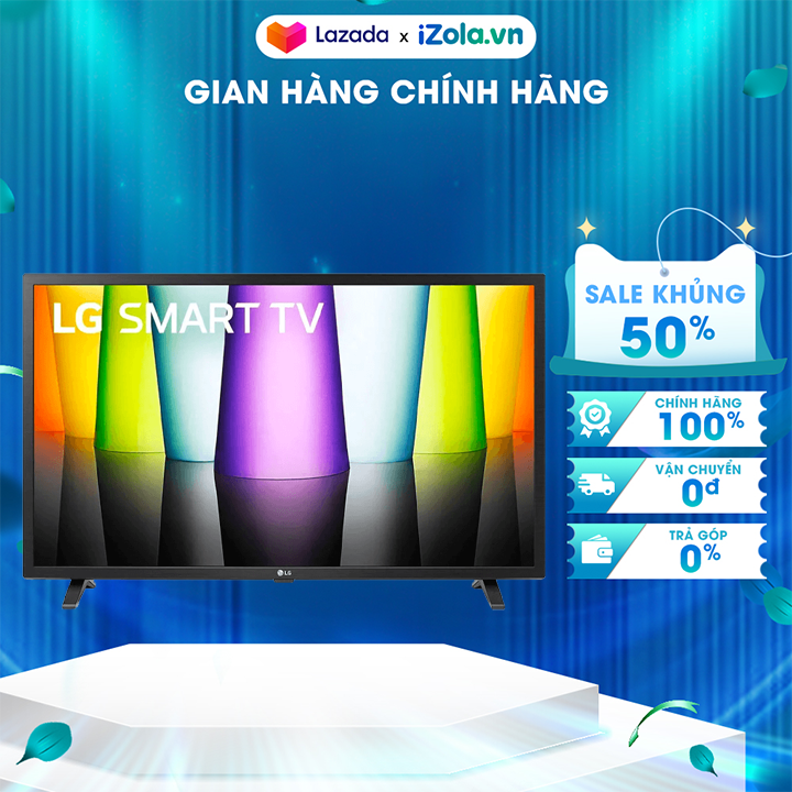Smart Tivi LG 32 inch 32LQ636BPSA - Hỗ trợ điều khiển bằng giọng nói - Chip xử lý Quad Core cho trải nghiệm nguồn gốc hình ảnh trung thực - Bộ xử lý tối ưu hóa âm thanh và nội dung hiển thị