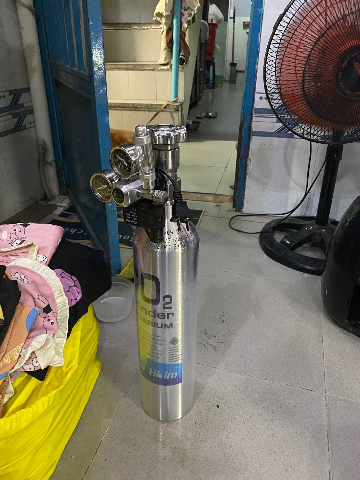 Bình co2 nhôm 3l japan - co2 dành cho hồ thủy sinh
