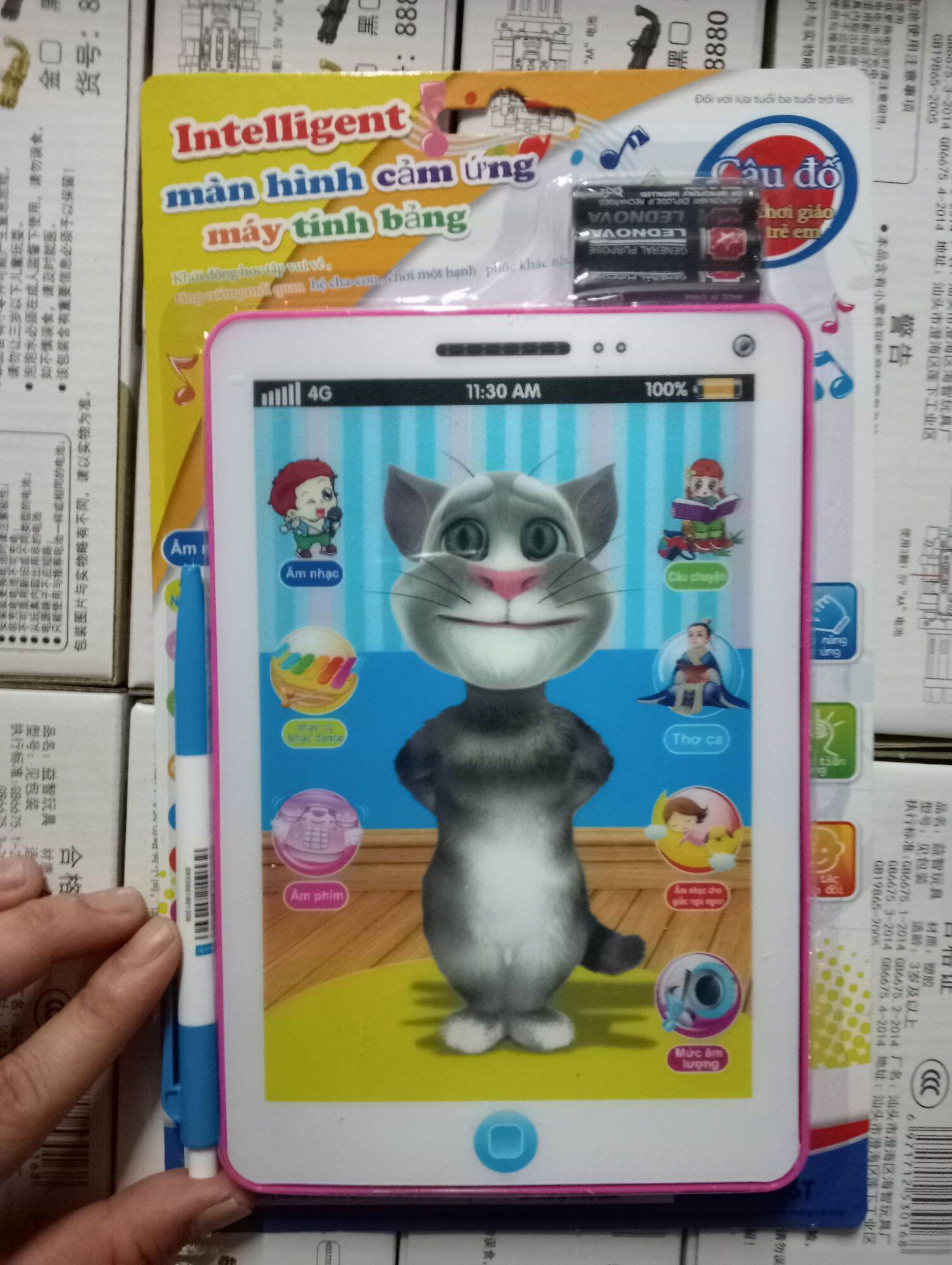 Đồ chơi máy tính bảng mèo tom