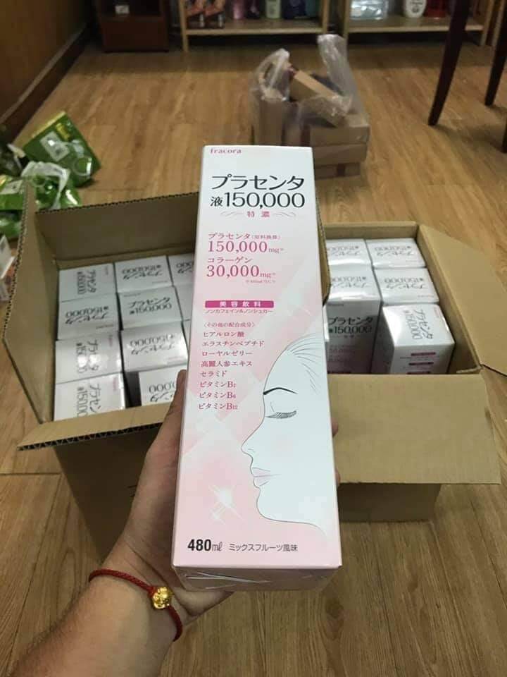 nước uống fracora placenta 480ml nhật bản
