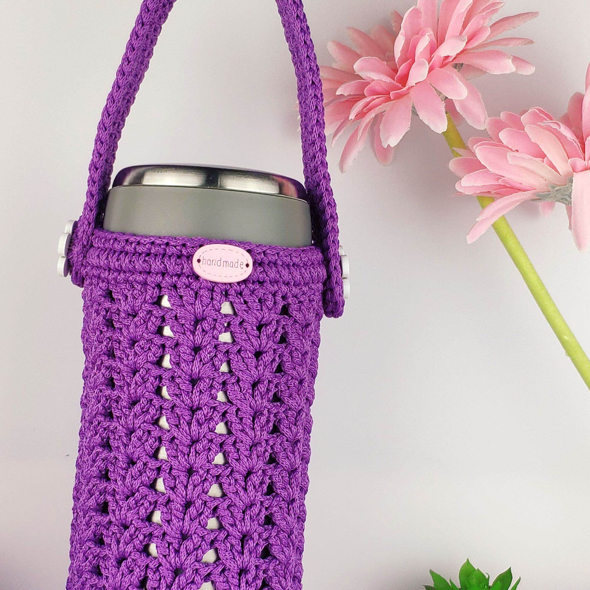 Túi đựng bình giữ nhiệt size 500ml handmade