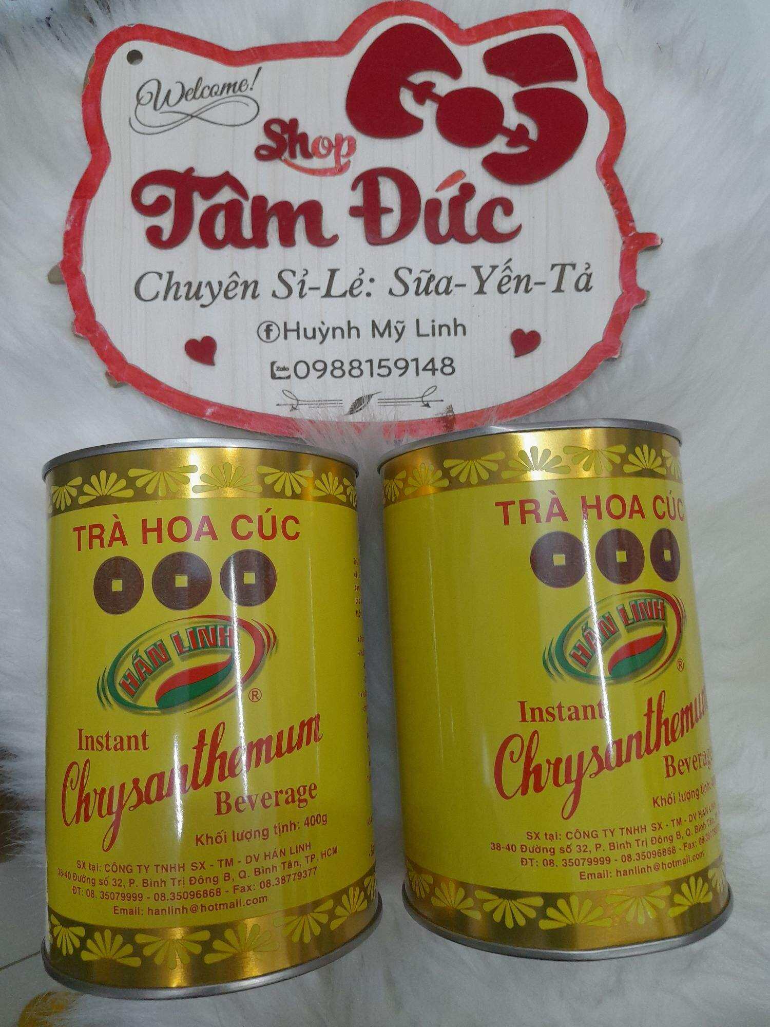 Lon 400g Trà Hoa Cúc Hán Linh giúp lợi sữa và mát gan