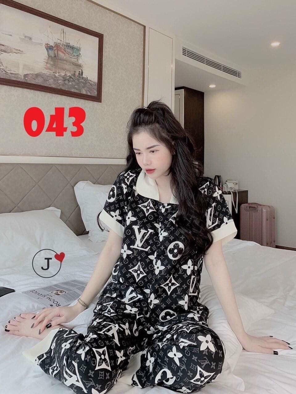 Bộ lụa Pijama lụa loại 1 chất mềm mịn, mát + Ảnh thật ,Bộ Lụa Mango Tay Ngắn