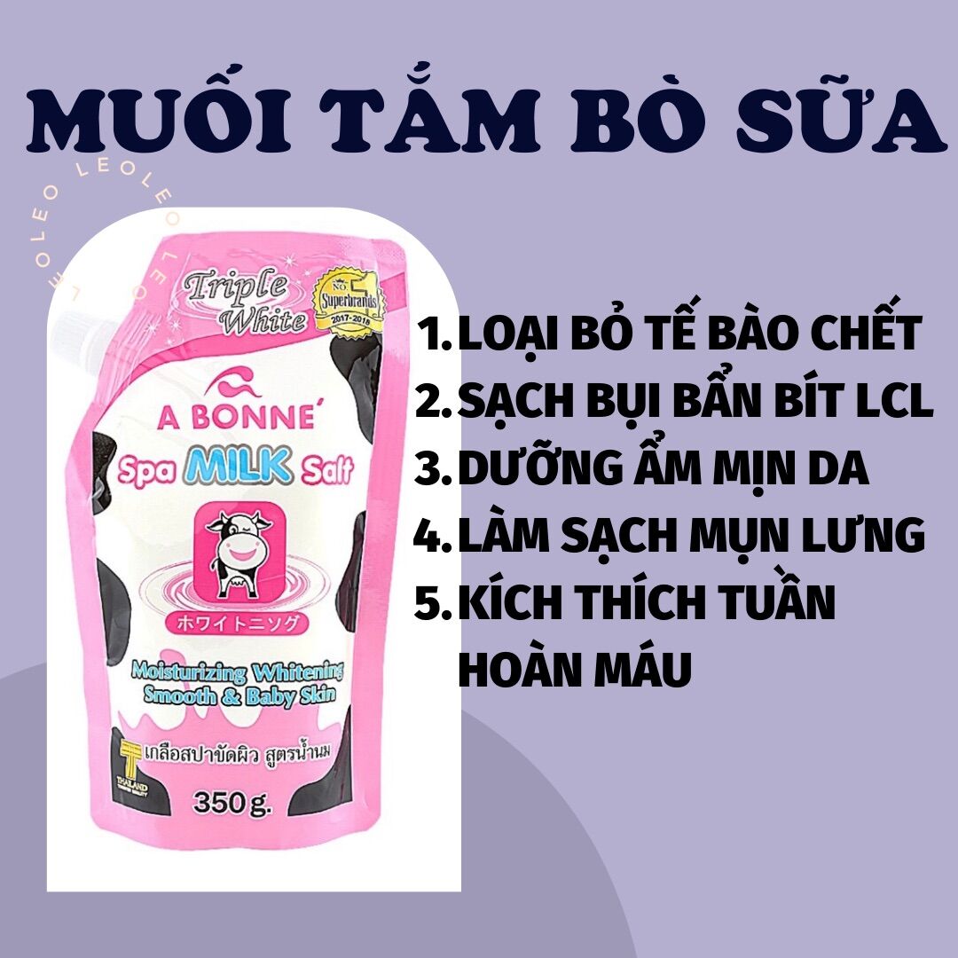 Muối tắm bò sữa thái lan