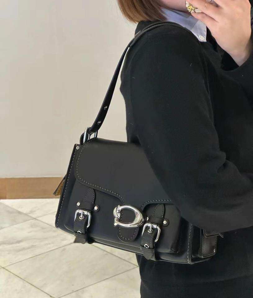 Túi C0ach Cargo Soft Tabby da thật