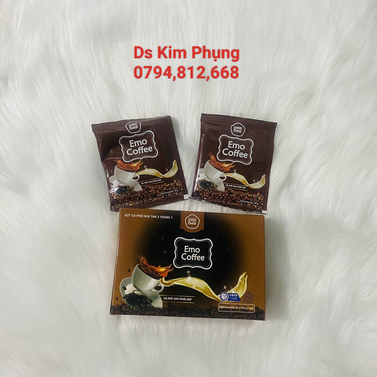 CAFE EMO SLIM CHÍNH HÃNG 100% + QUÀ HỔ TRỢ CÂN NẶNG 1H /7 GÓI GIẢM 3_5KG