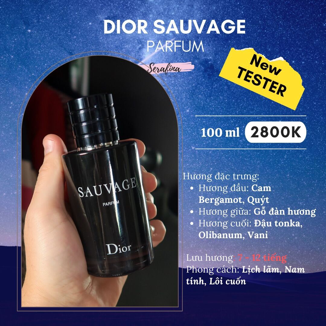 Mua Nước Hoa Dior Sauvage EDT 100ml cho Nam chính hãng Pháp Giá tốt