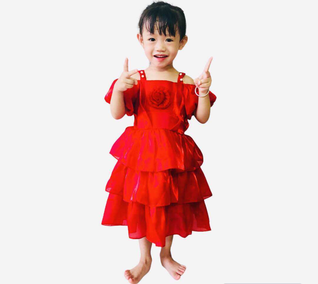 Đầm Công Chúa Bé Gái Thanh Lịch Đáng Yêu