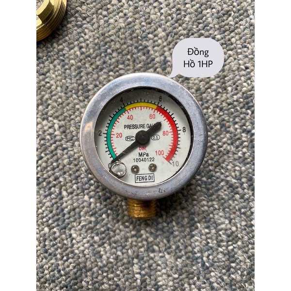 Đồng hồ đo áp máy xịt rửa xe 1hp - 2hp