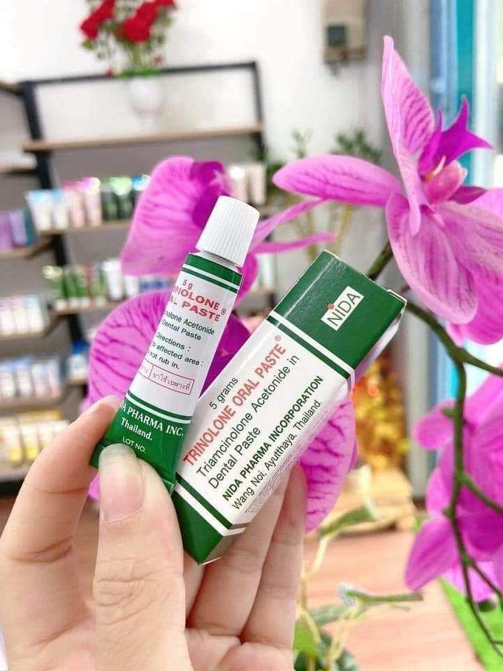 Kem Bôi Nhiệt Miệng Trinolone Oral Paste Thái Lan