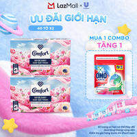 Combo 2 Hộp Giấy Thơm Comfort Hương Mẫu Đơn Và Hoa Hồng Ohara 40 tờ/hộp, Dành Cho Máy Sấy Quần Áo, Tủ Quần Áo