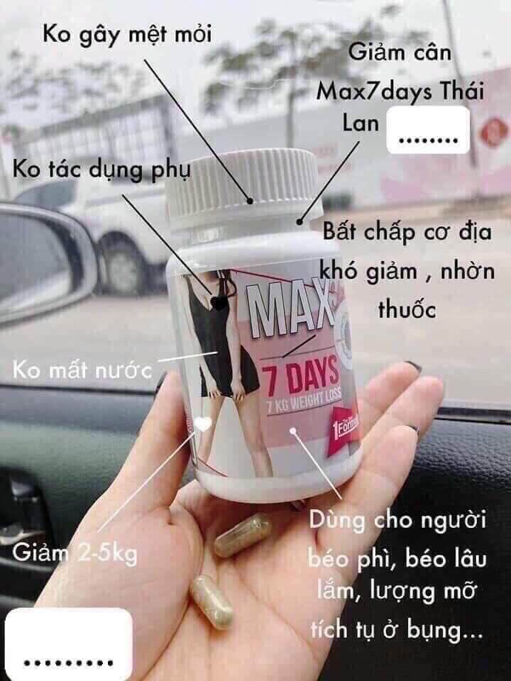 Giảm cân max 7day