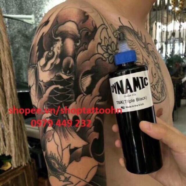 Mực xăm Dynamic Triple Black 8oz