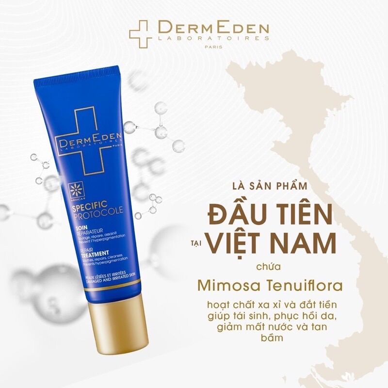Kem dưỡng phục hồi da dermeden repair care 30ml