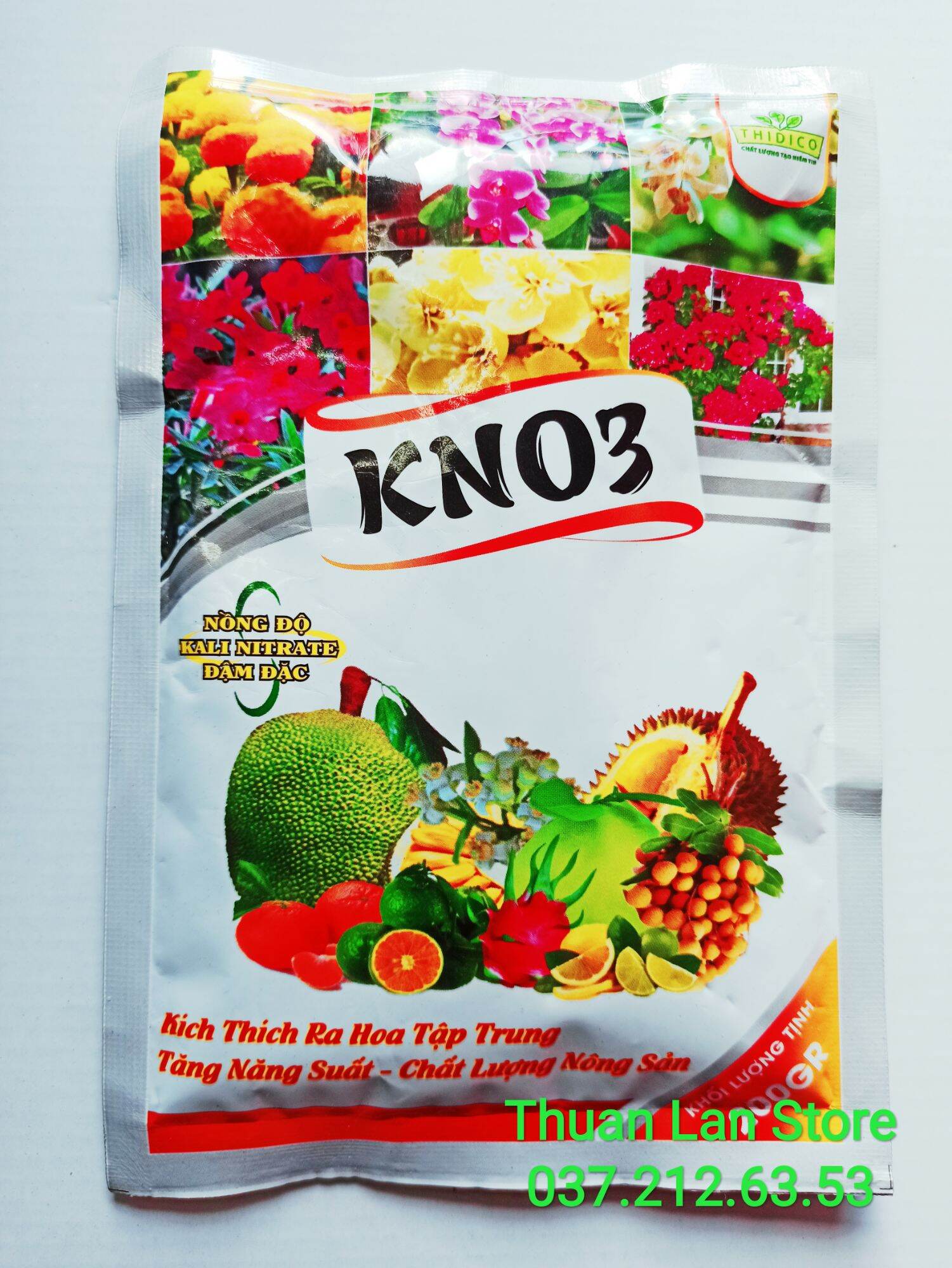 Phân bón kno3 13-0-46 kích ra hoa đồng loạt gói 200g