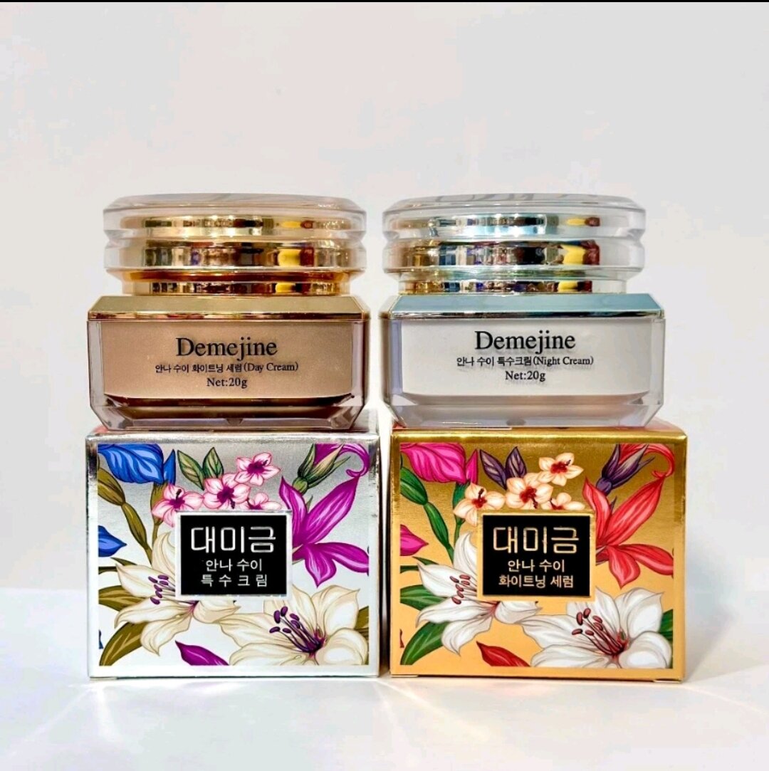 [Chính Hãng] Combo Kem Dưỡng Trắng Da Demejine Ngừa Nám Sạm Da
