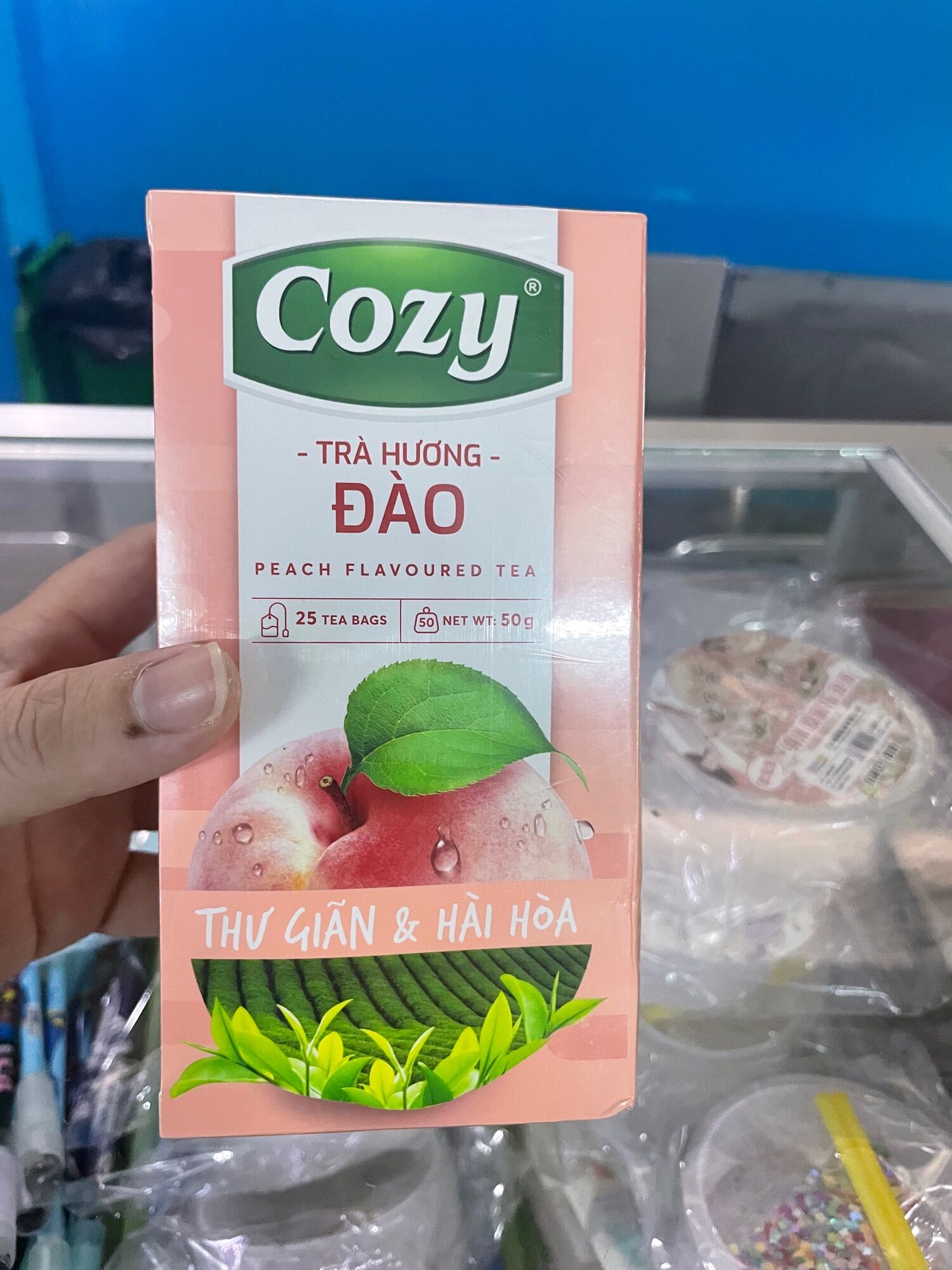 [HCM]Trà túi lọc vị đào Cozy
