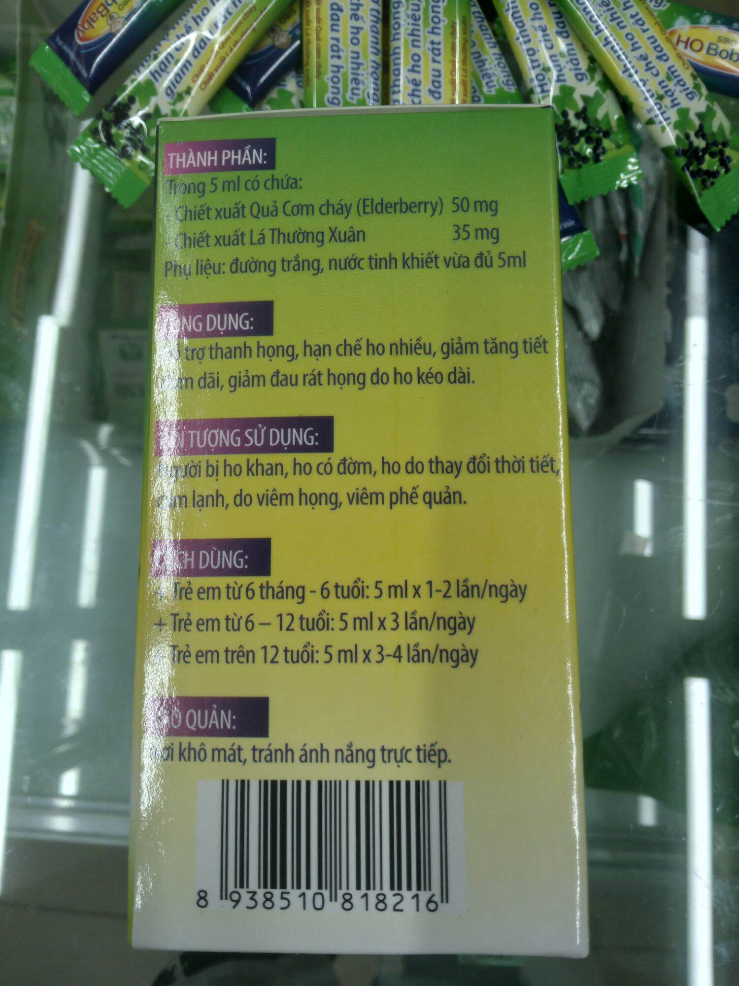 Siro ho BobBaby hộp 30 gói