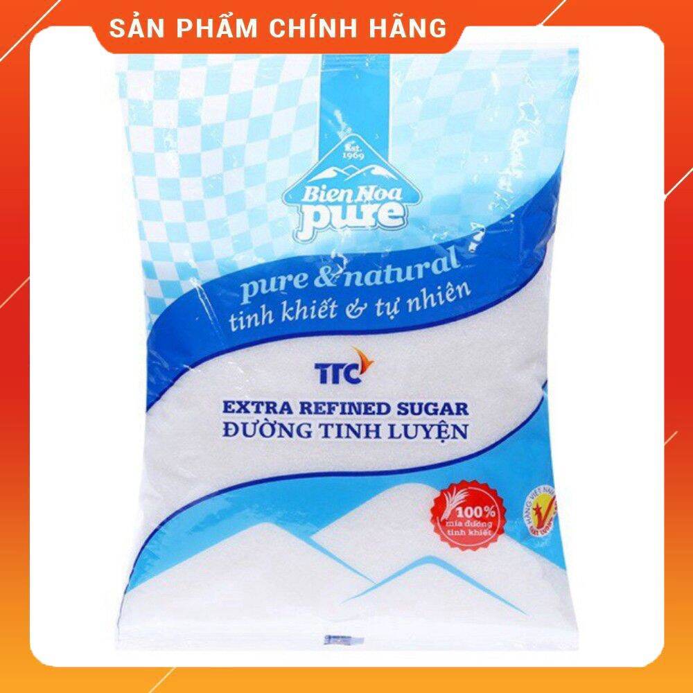 Đường tinh luyện biên hòa trọng lượng 1 kg hàng chính hãng