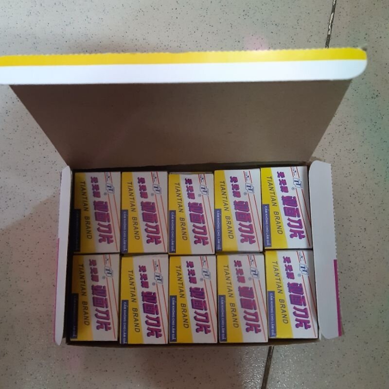 LƯỠI LAM TÍM 1 HỘP 200 LƯỠI