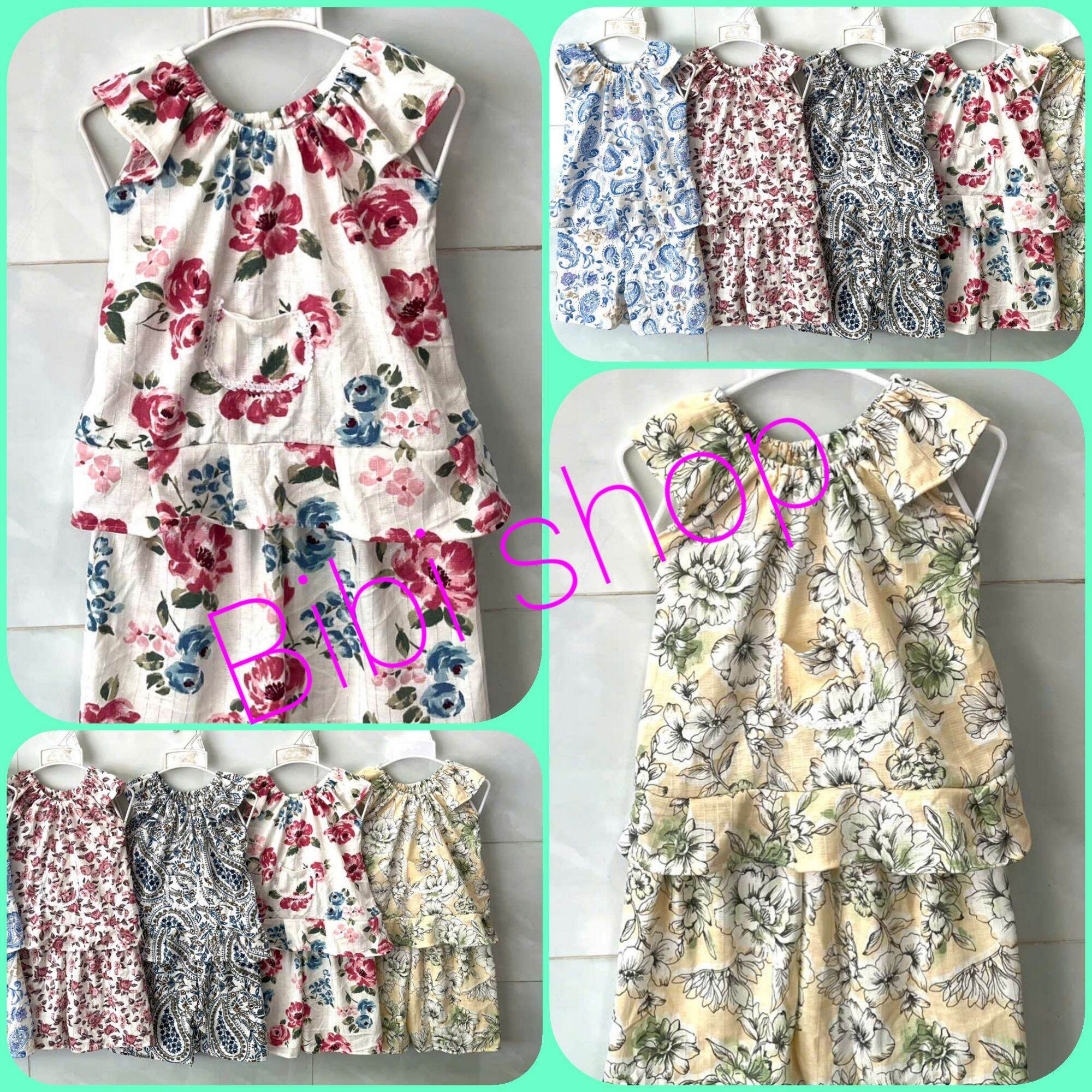 SALE 5 BỘ 69K quần áo trẻ en bé gái, set hè đồ bộ mặc nhà - 2