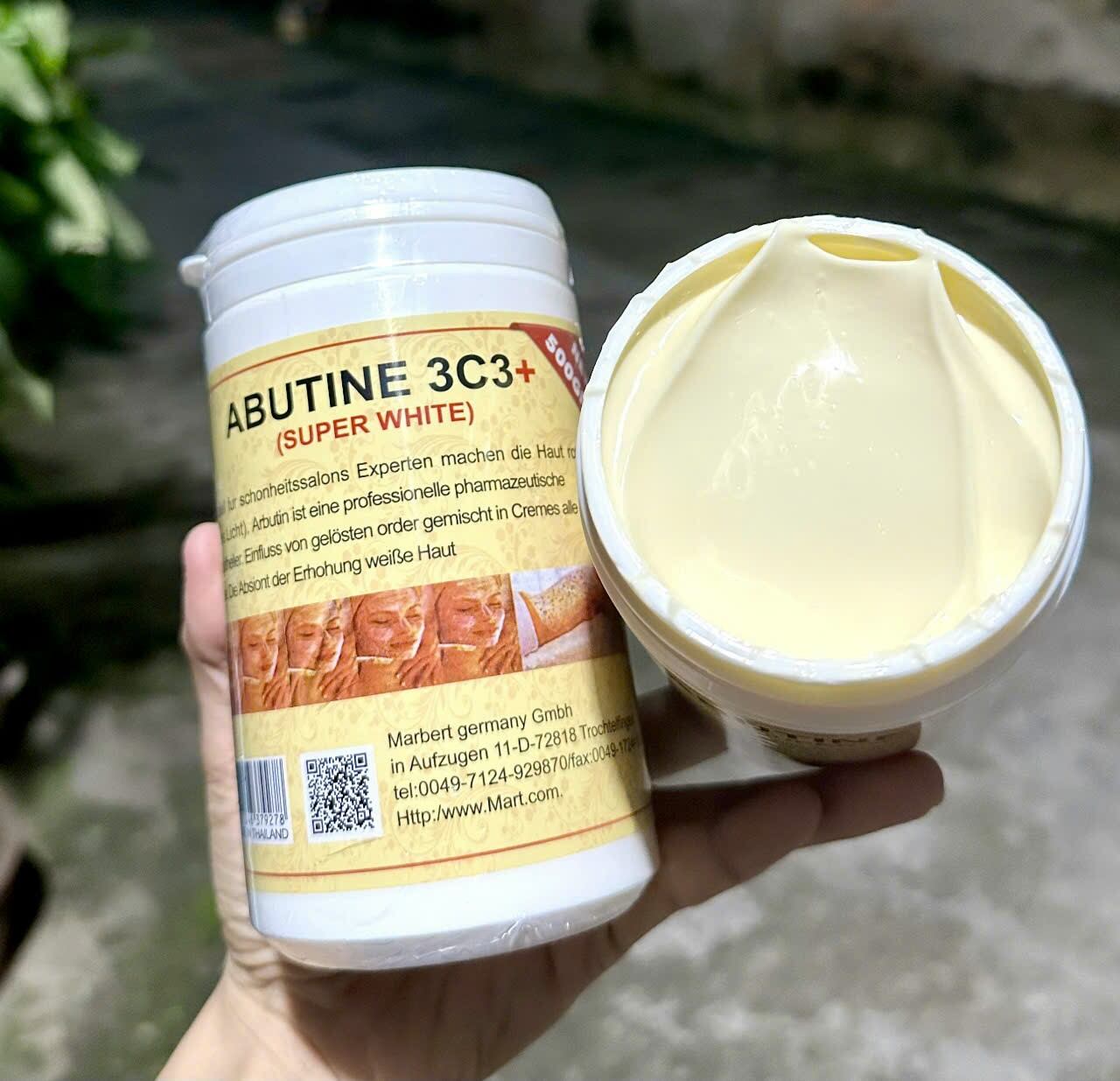 Kem kích trắng body abutin 3c3 500gram