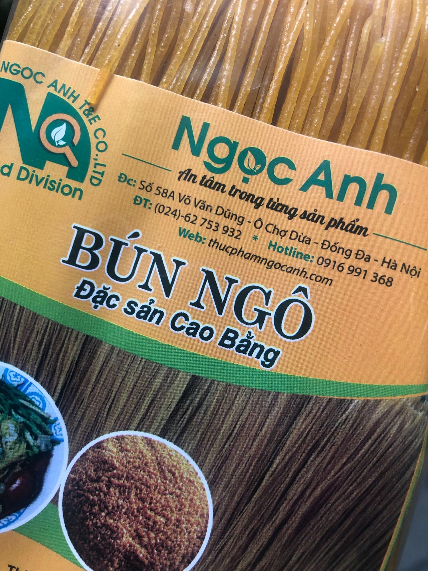 Bún Ngô 0,5 KG