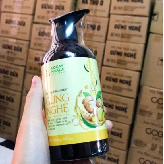[CHÍNH HÃNG 100%] Sữa Tắm Thảo Dược Gừng Nghệ Cocayhoala