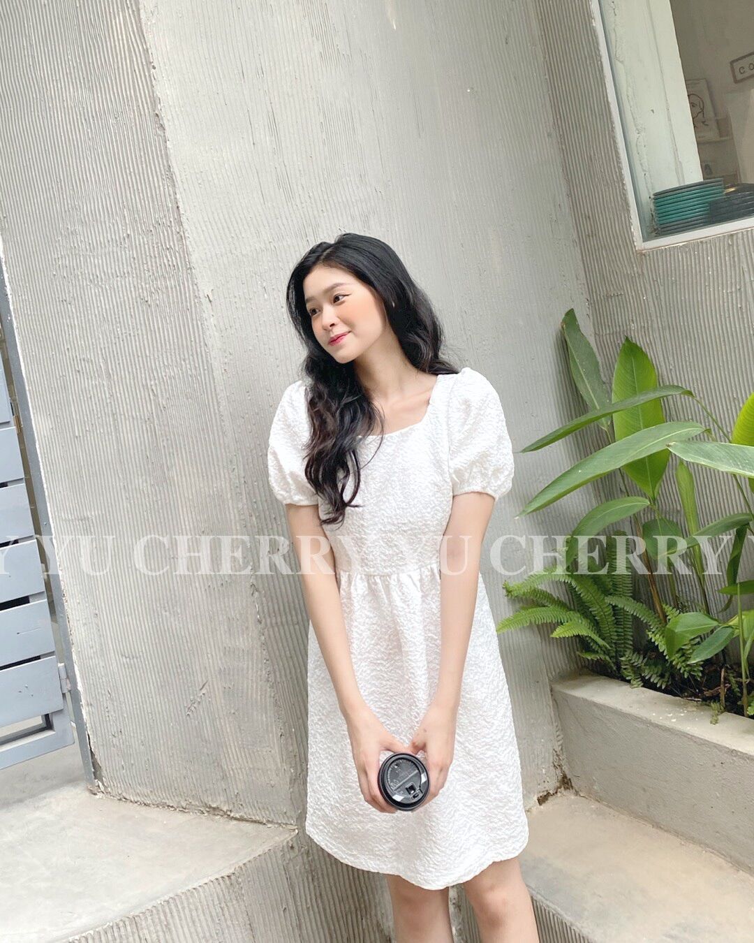 YU CHERRY | Đầm Cindy Pattern Dress YD133