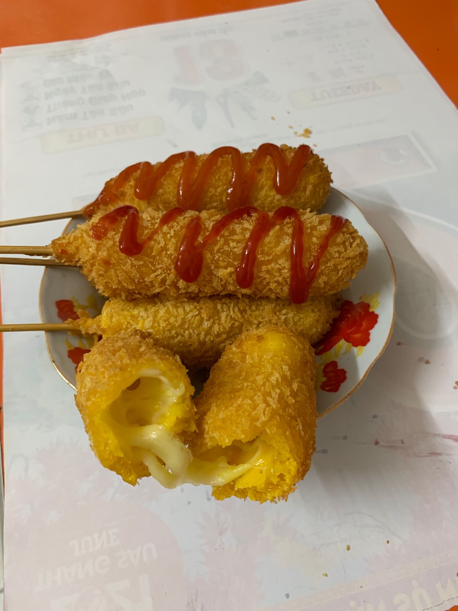 Bột hotdog phô mai que An Vi 1kg