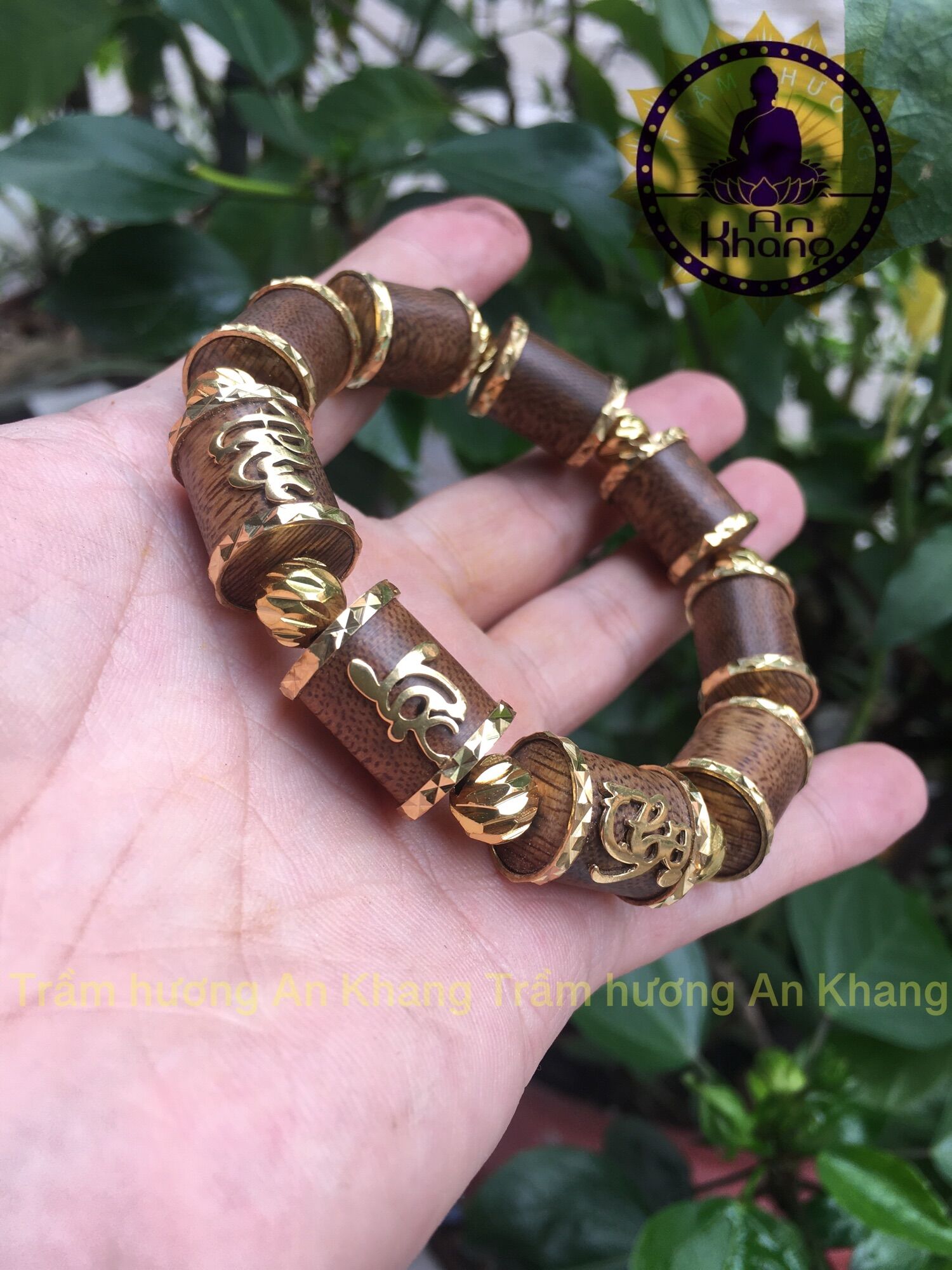 Vòng tay phúc Lộc thọ bi vàng