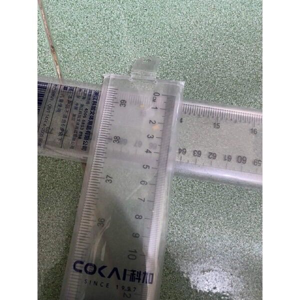 Thước kẻ nhựa trong suốt 100cm