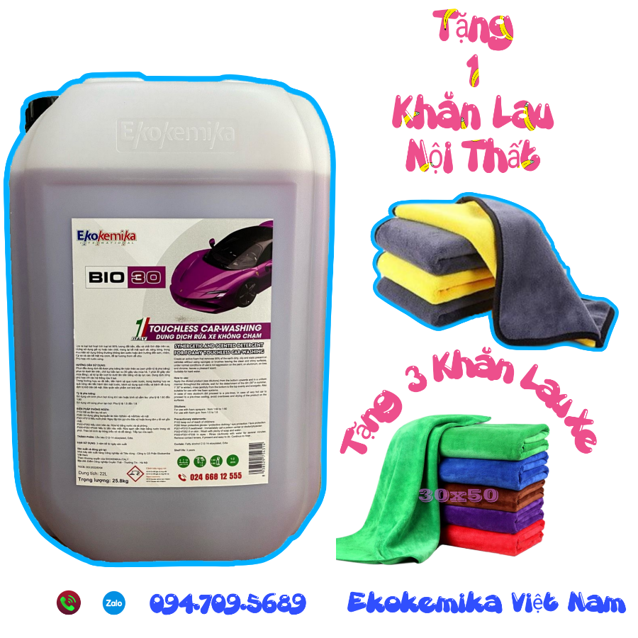 Dung dịch rửa xe không chạm bio 30-22l