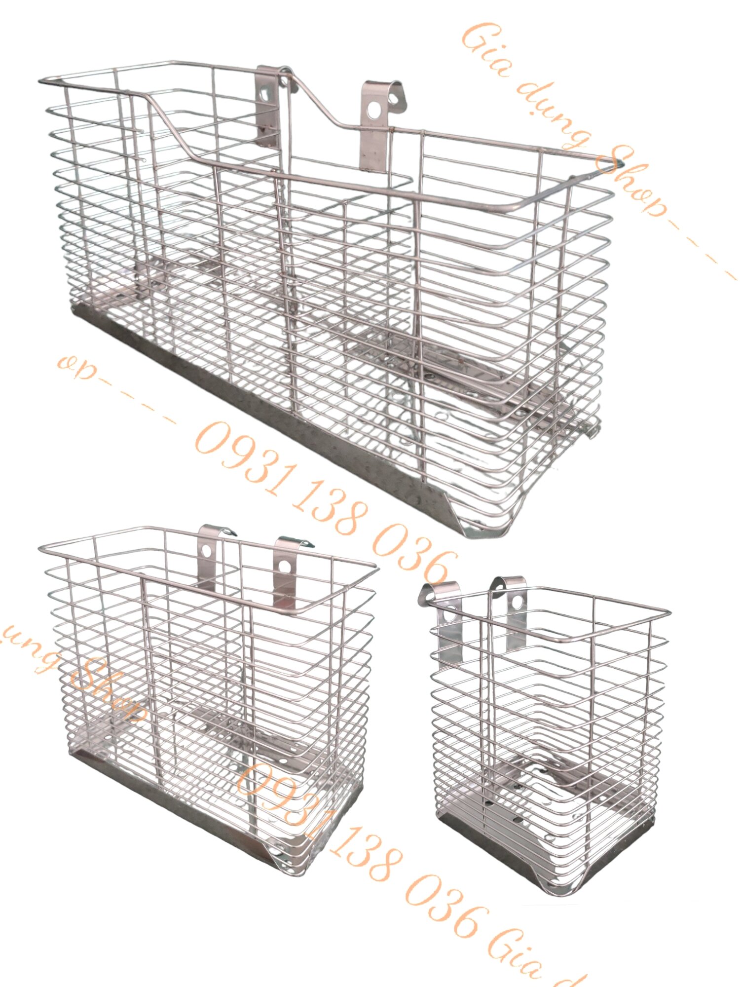 Ống đũa inox 201 treo tường