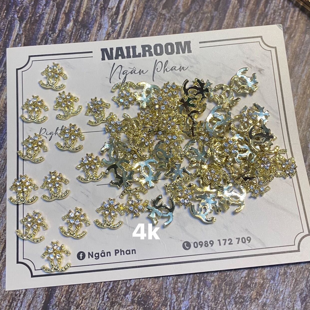 SALE 1cặp charm nail làm móng tay siêu hot