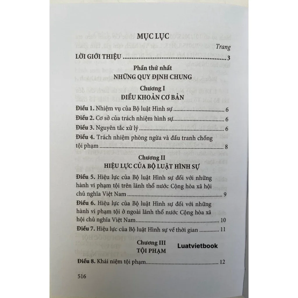 Bộ Luật Hình Sự Năm 2015 (sửa đổi, bổ sung năm 2017)