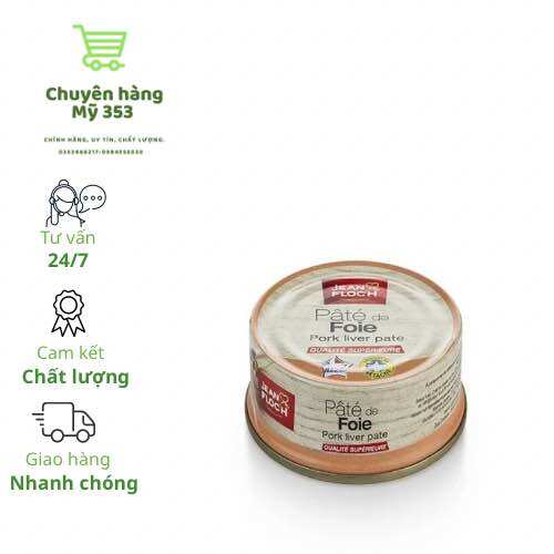 (Chính hãng) Set 3 hũ Pate gan heo De Foie hiệu Jean Floch của Pháp 234g.