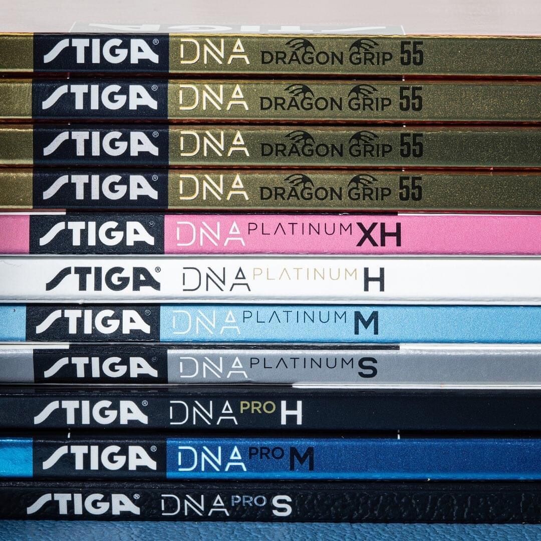 Mặt vợt bóng bàn STIGA DNA DRAGON GRIP Đen