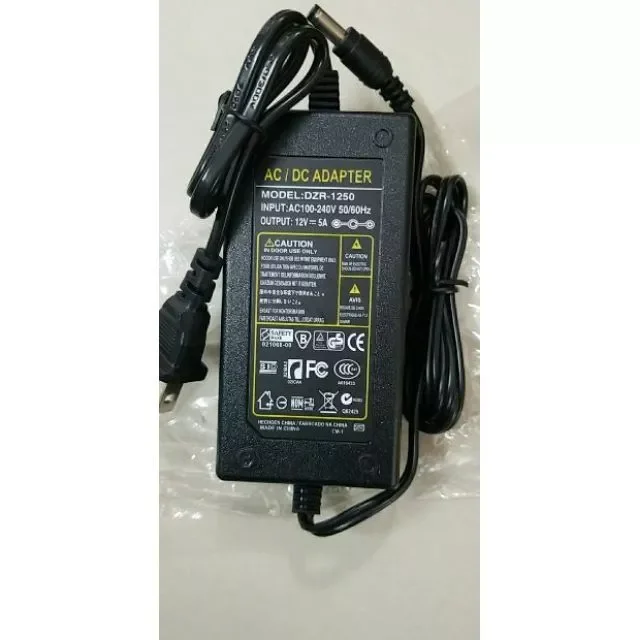 Nguồn đèn nét adapter 12V 5A - Nguồn dùng cho máy bơm12v 5a