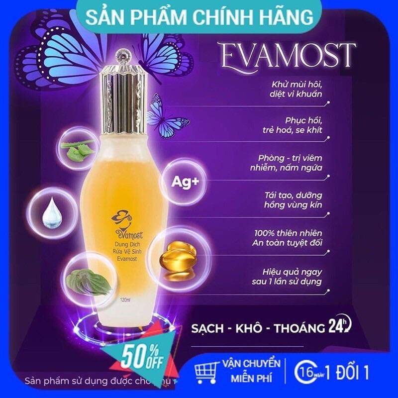 Dung Dịch Vệ Sinh Phụ Nữ EVAMOST Chính Hãng