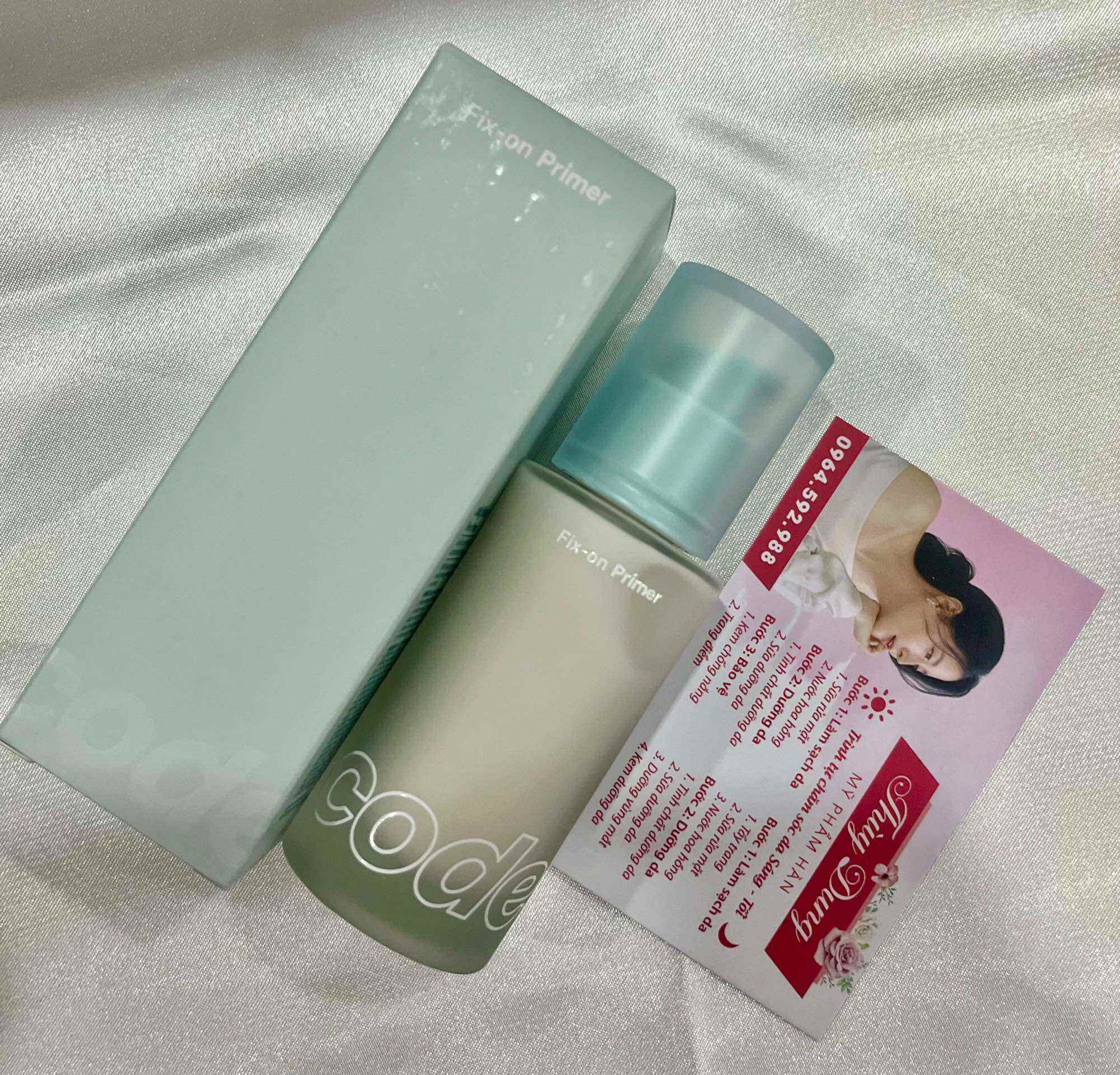 Kem Lót Kiềm Dầu, Mịn Da, Che Phủ Lỗ Chân Lông Code Glokolor Fix-on Primer 30ML. Date 2027