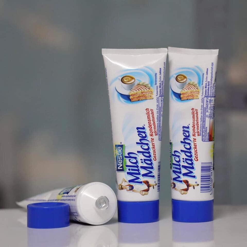Sữa đặc có đường thương hiệu Nestle dạng tuýp