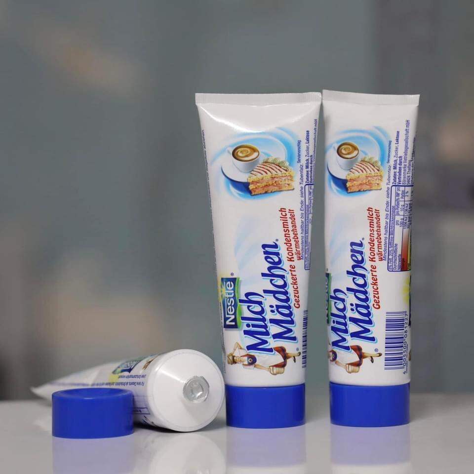 Sữa đặc có đường thương hiệu Nestle dạng tuýp