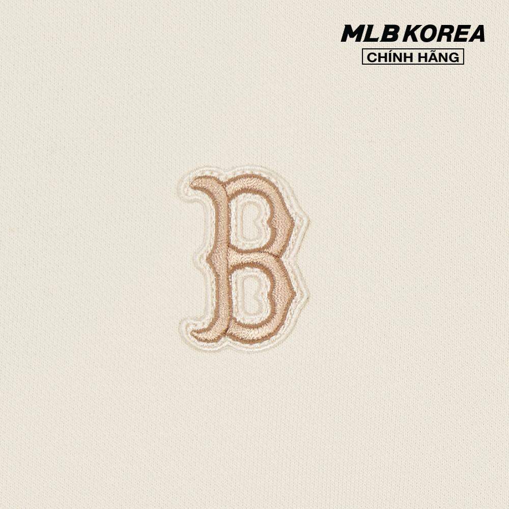 MLB - Áo sweatshirt nữ cổ tròn phom croptop Basic Small Logo 3FMTB1341-43CRD