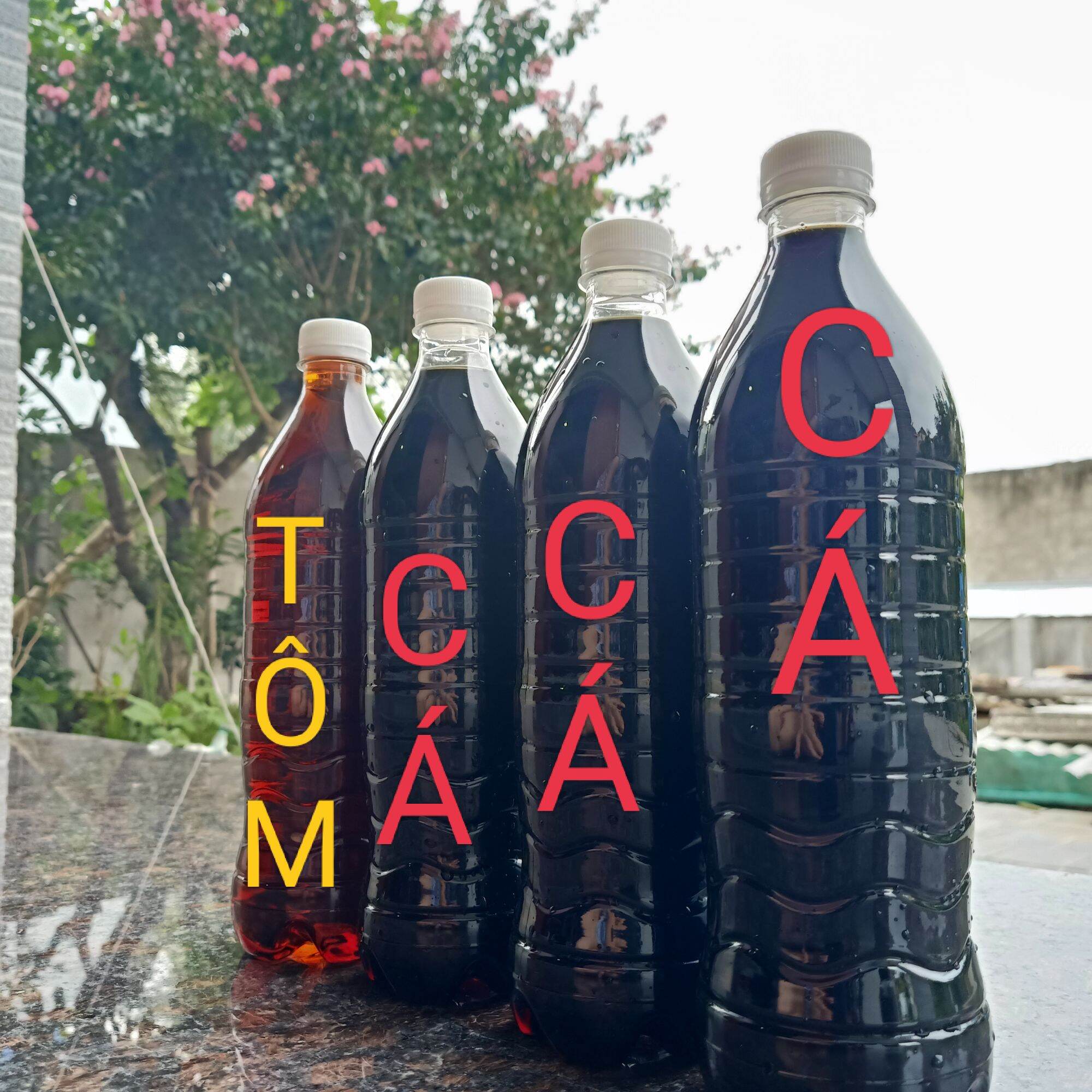 1 lít NƯỚC MẮM CÁ CƠM loại ĐẶC BIỆT - đặc sản SA CHÂU